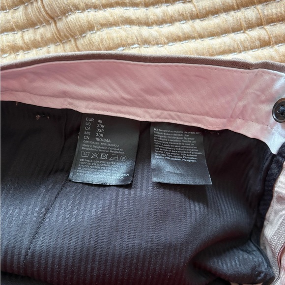 NWOT Men's tan suit - Picture 4 of 6